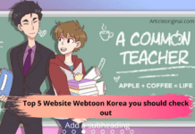 Top 5 Website Webtoon Korea you should check out