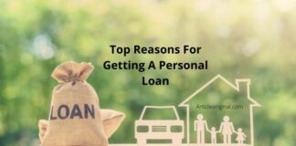 Top Reasons For Getting A Personal Loan
